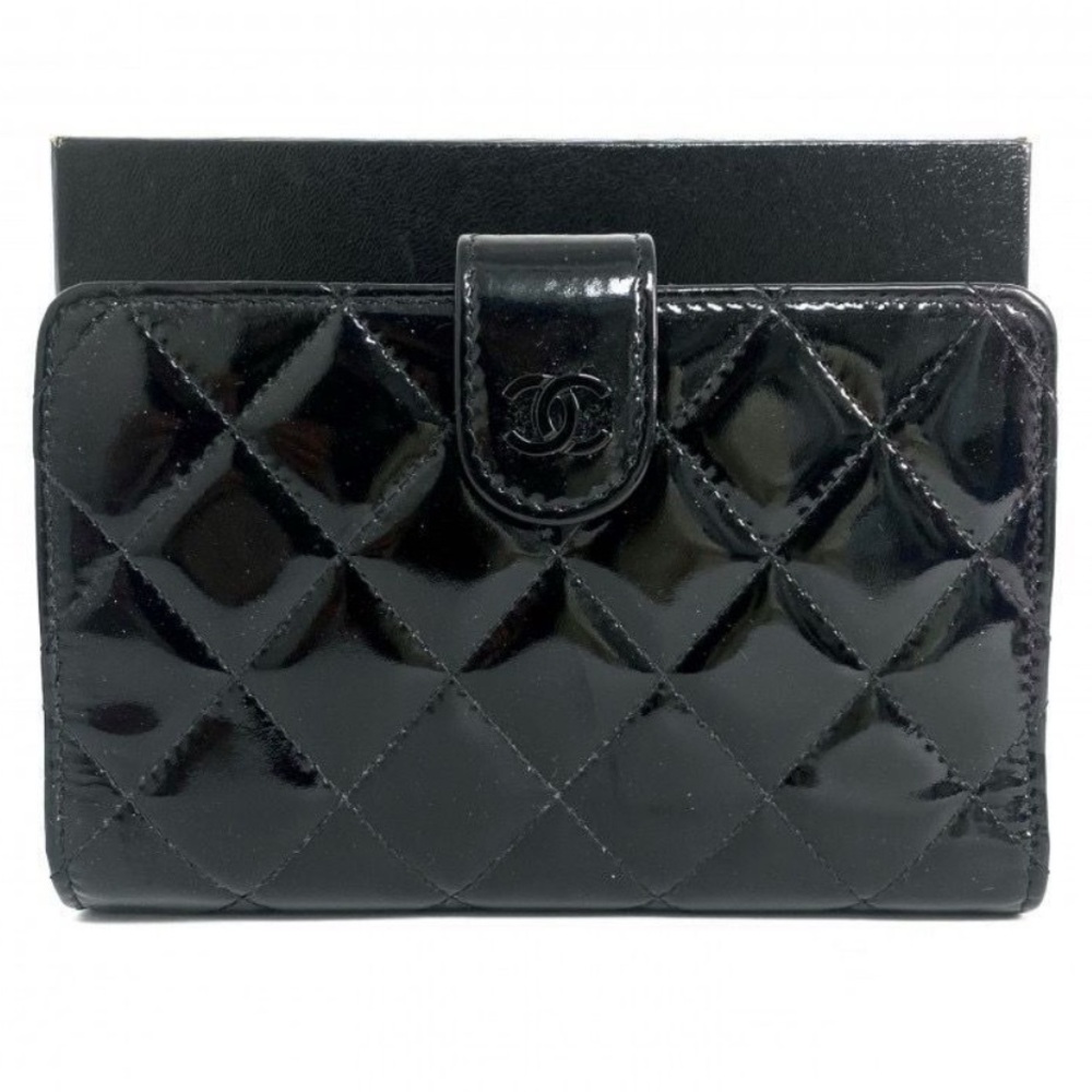CHANEL Patent Leather Wallet